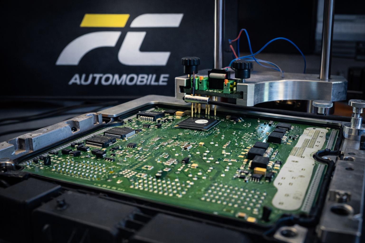 Reprogrammation ECU banc test